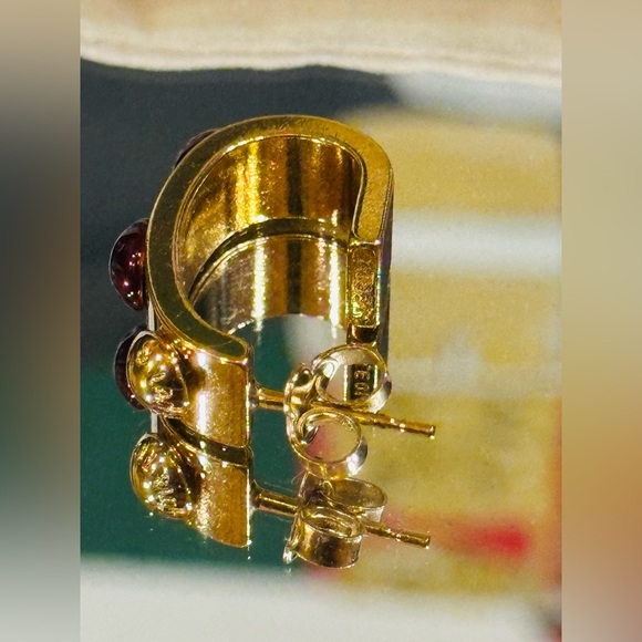 💎LOUIS VUITTON Chain Pierce Earrings Full Inclusion - Picture 17 of 17